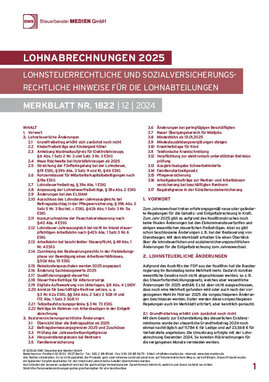 Cover der Leseprobe "Lohnabrechnungen 2023" von DWS-Medien.