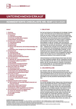 Cover der Leseprobe "Unternehmensverkauf" von DWS-Medien.