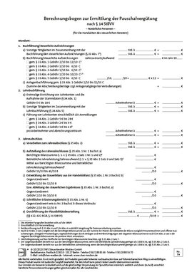 Cover der Leseprobe "Ermittlung der Pauschalvergütung – Natürliche Personen" von DWS-Medien.